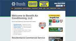 Desktop Screenshot of benefitair.com